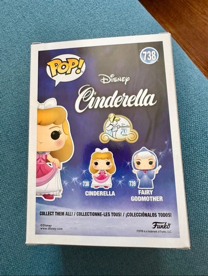 NEUF Figurine Funko Pop Disney Princesse Cendrillon Cinderella collection - photo numéro 3