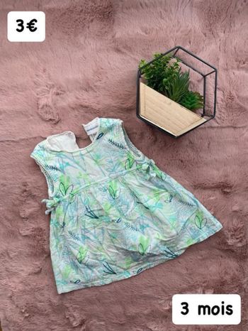 Robe 🌺 3 mois 🌺 VertBaudet