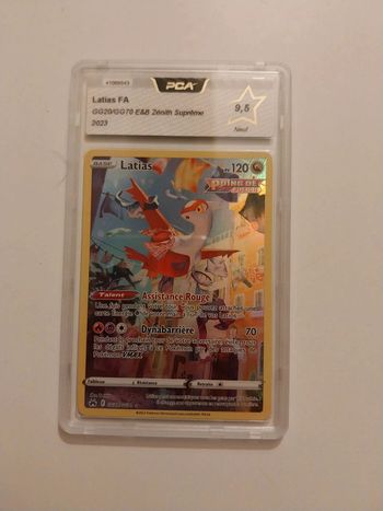 Pokemon Latias PSA 9.5 Zénith Suprême