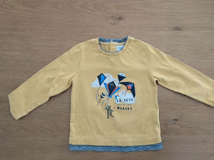 Tee shirt jaune cerfs volants TAO