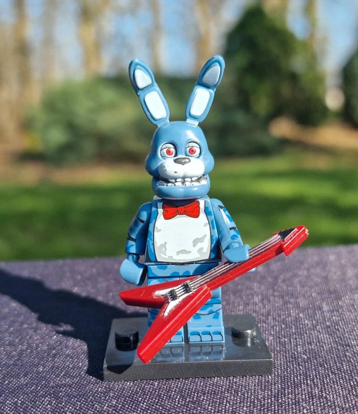 Minifigure Jeu Vidéo Film horreur FNAF Five Nights At Freddy's   Bonnie n1.2