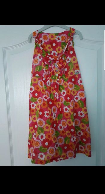 Robe à fleurs enfant fille 4 ans