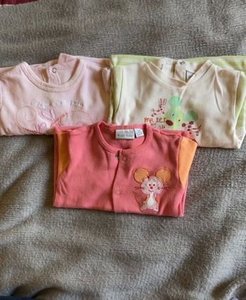Lot de 3 pyjamas fille