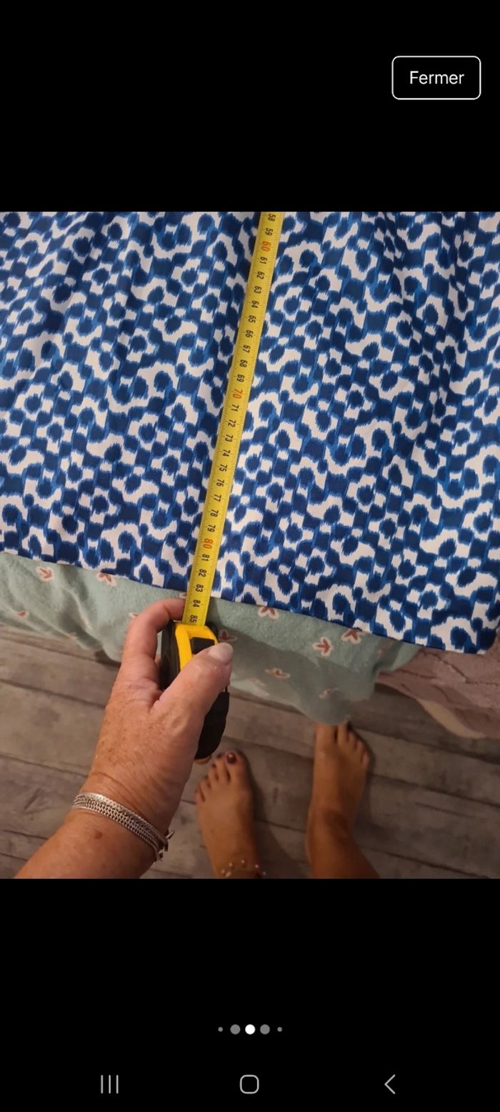 Robe 3 tons de bleu de chez mangot - photo numéro 7