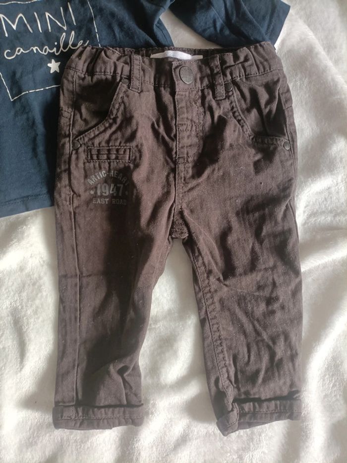 Lot garçon 9-12 mois – Mini canaille - photo numéro 8