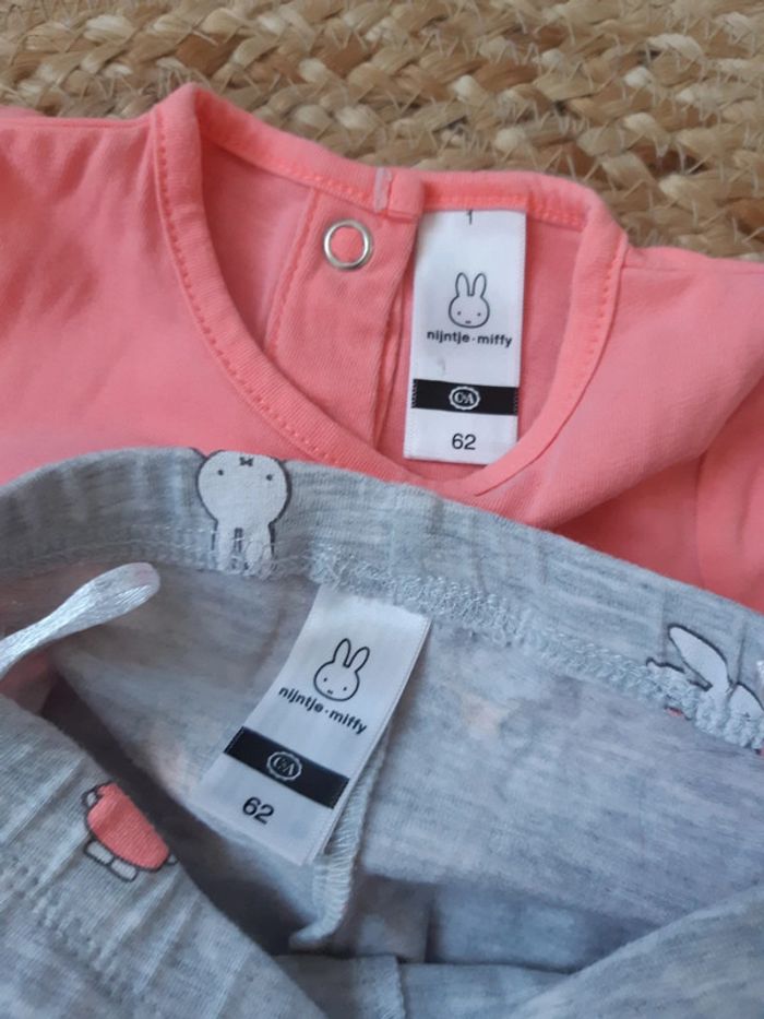 Ensemble tee-shirt et legging 62 cm - photo numéro 5