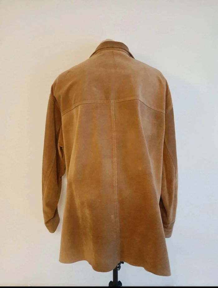 Veste brun clair Vent couvert croûte de veau - photo numéro 4