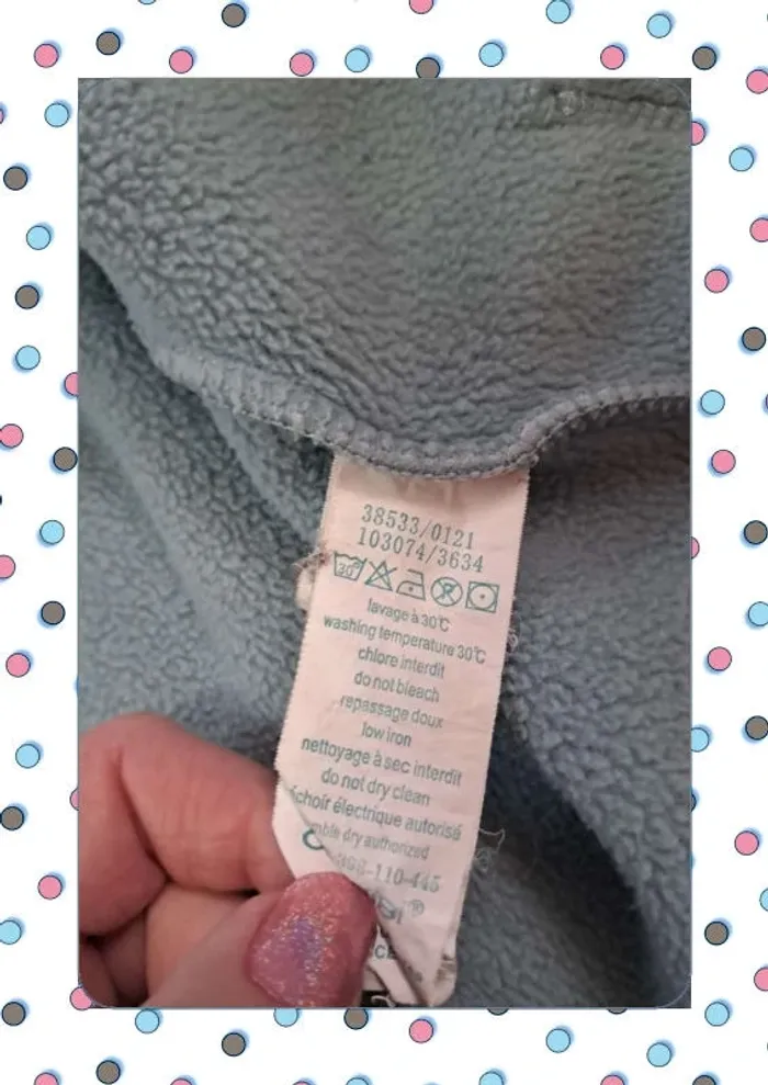 Veste polaire avec capuche 12 mois - photo numéro 9