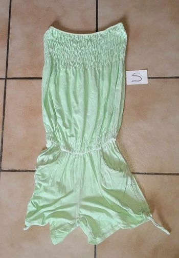Combishort vert clair T S