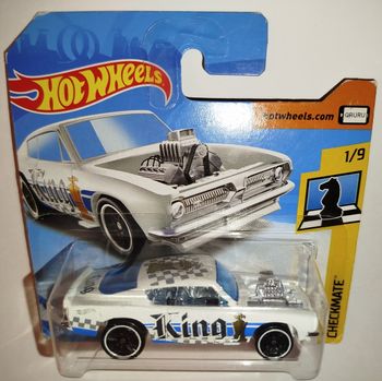 Hot Wheels King Kuda  Roi Blanc du Jeux d'Échec 2018