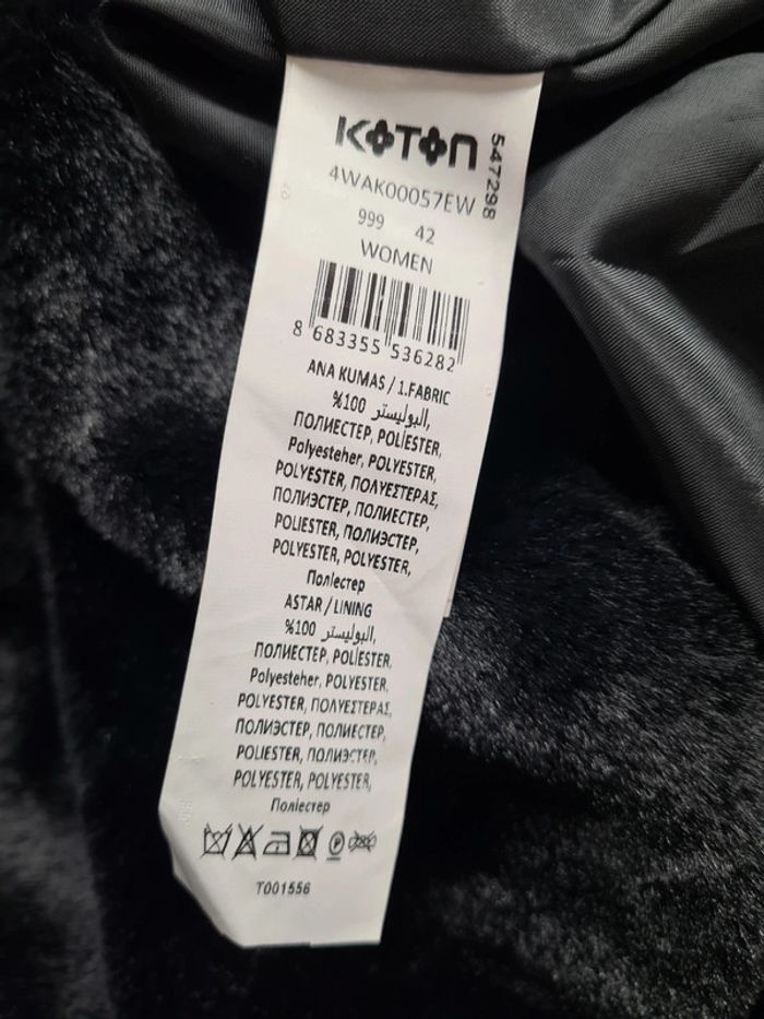 Veste fourrure synthétique koton - photo numéro 4