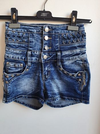 Short jeans  fille 14 ans (XS)