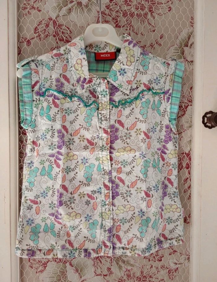 Chemise fleurie liberty Mexx 10 ans