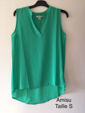 Top vert Amisu Taille S