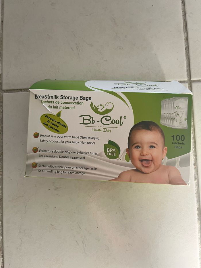 Sachet de conservation lait