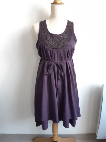 Robe violette Cache Cache T40