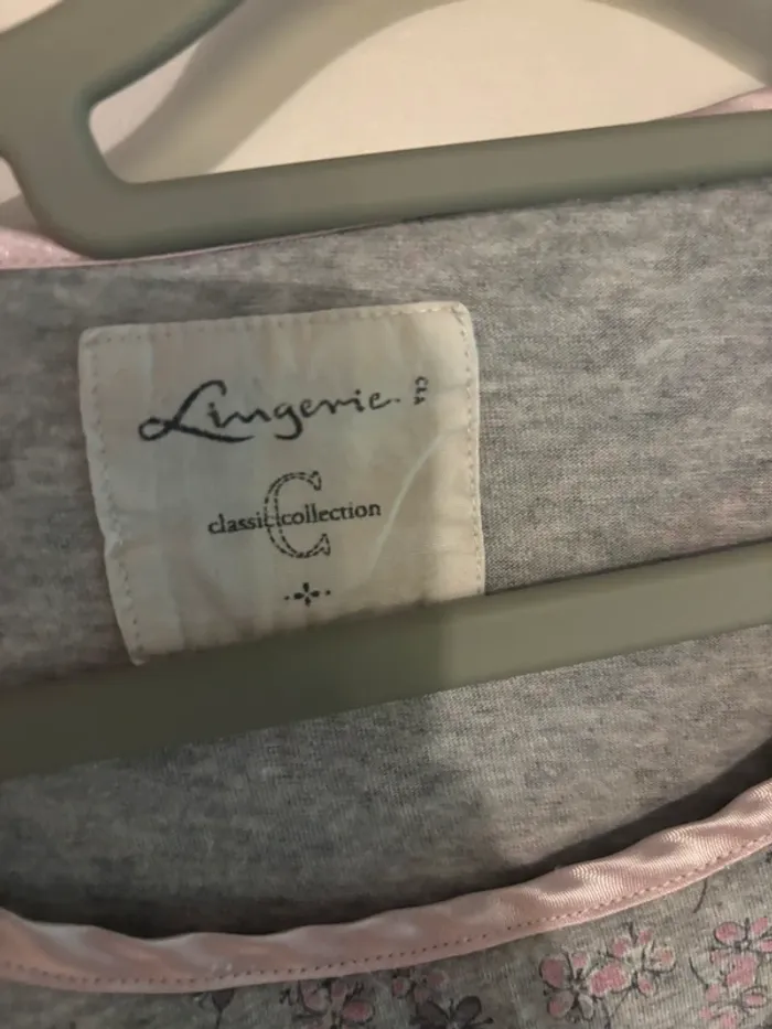 Lot de 2 chemises de nuit grises – Lingerie & Kiabi – Taille S - photo numéro 6