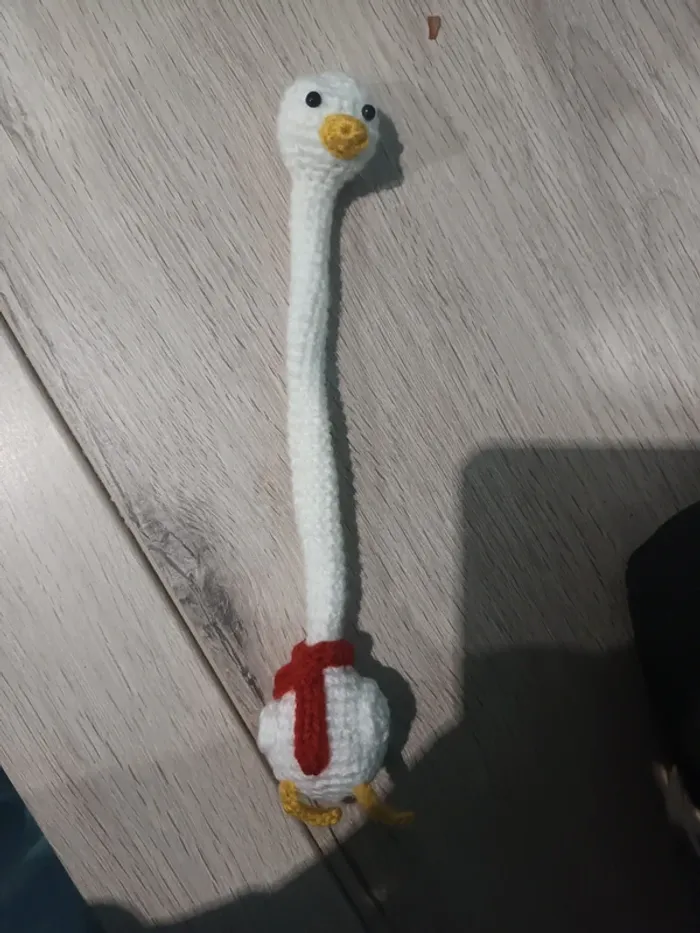 Attache sac amigurimi oie neuf