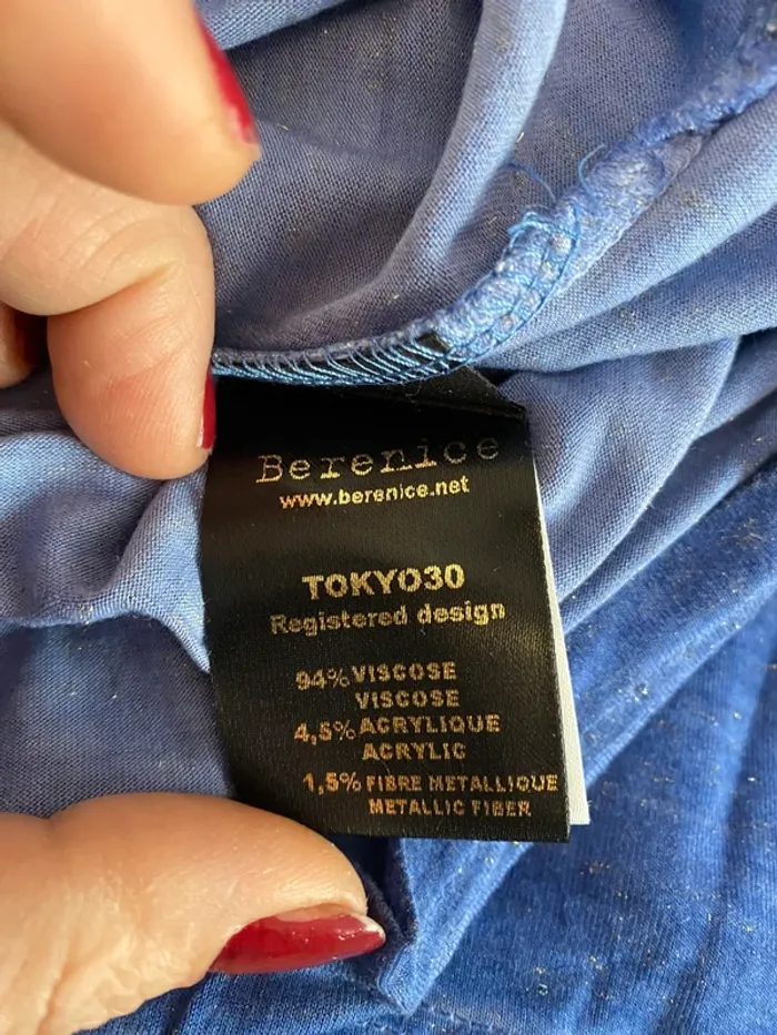 Tee-shirts Tokyo blue Berenice - photo numéro 6