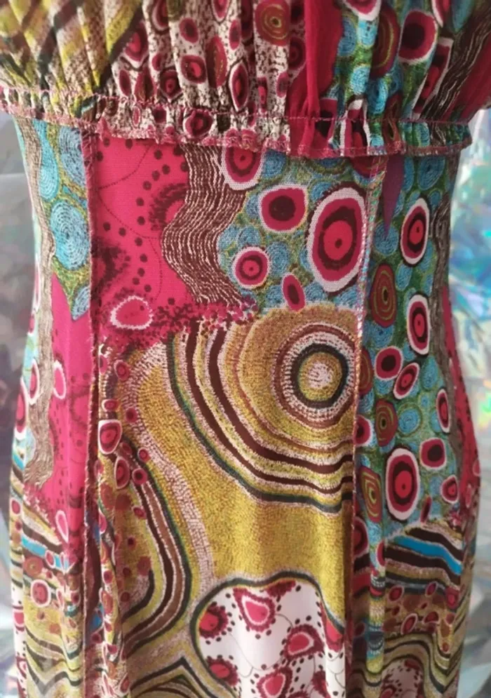 Superbe robe été multicolore mesh Yk2 2000 - photo numéro 6