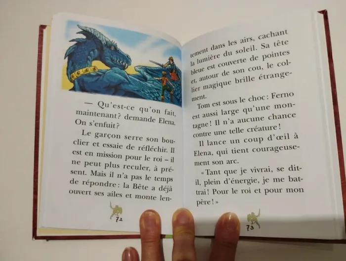 La bibliothèque verte : Beast Quest 2 histoires: Le dragon de feu et Le serpent de mer - photo numéro 4