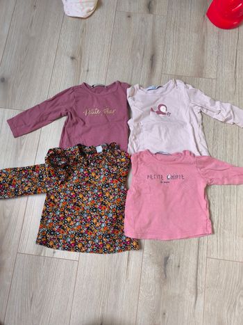 Lot t-shirt 24mois