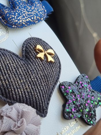 Lot de 5 pinces à cheveux neufs