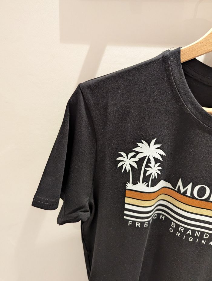 T-shirt noir Montfleuri Taille M (taille petit) - photo numéro 3