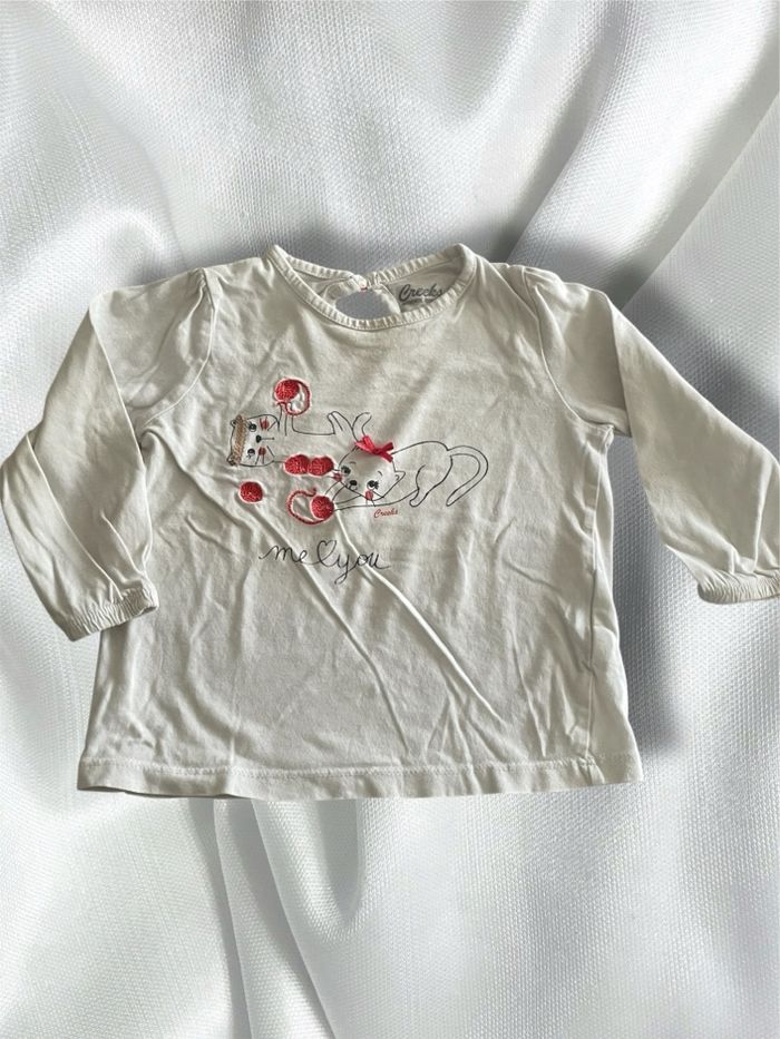 Lot de 6 t‑shirts bébé fille – 18 mois - photo numéro 7