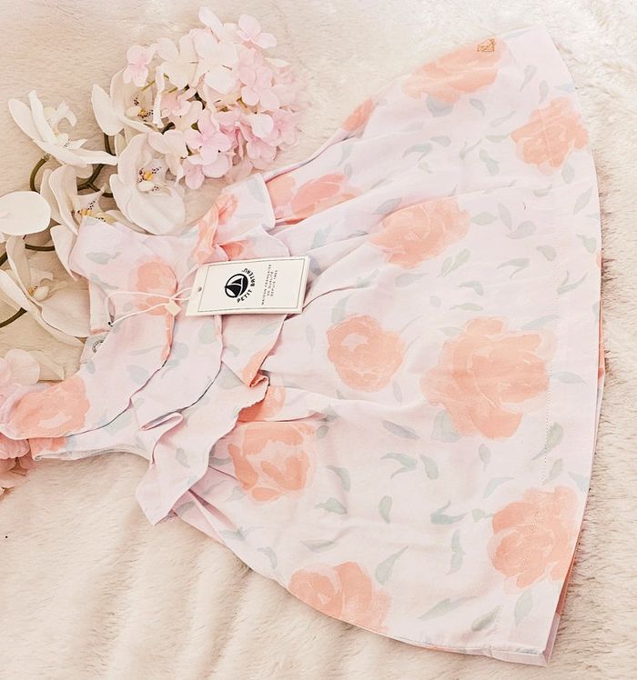 Robe 100% coton Petit Bateau Taille 6 mois