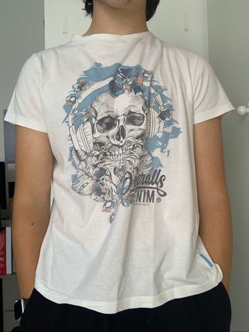 T-shirt Blanc imprimé taille S