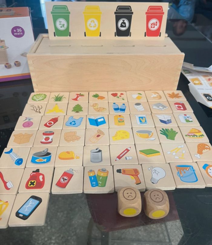 jeu en bois le tri sélectif - photo numéro 4