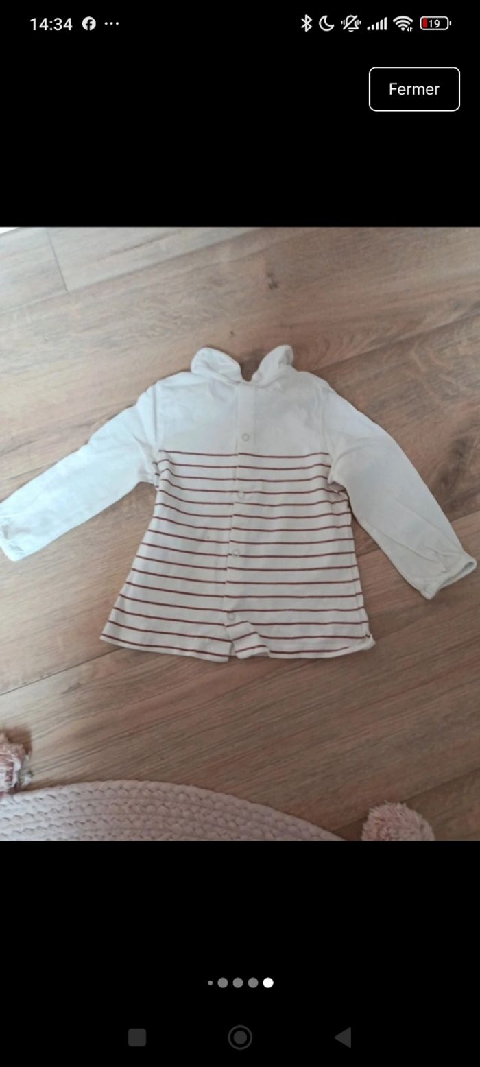 Lot 3 hauts manches longues 12 mois - photo numéro 10