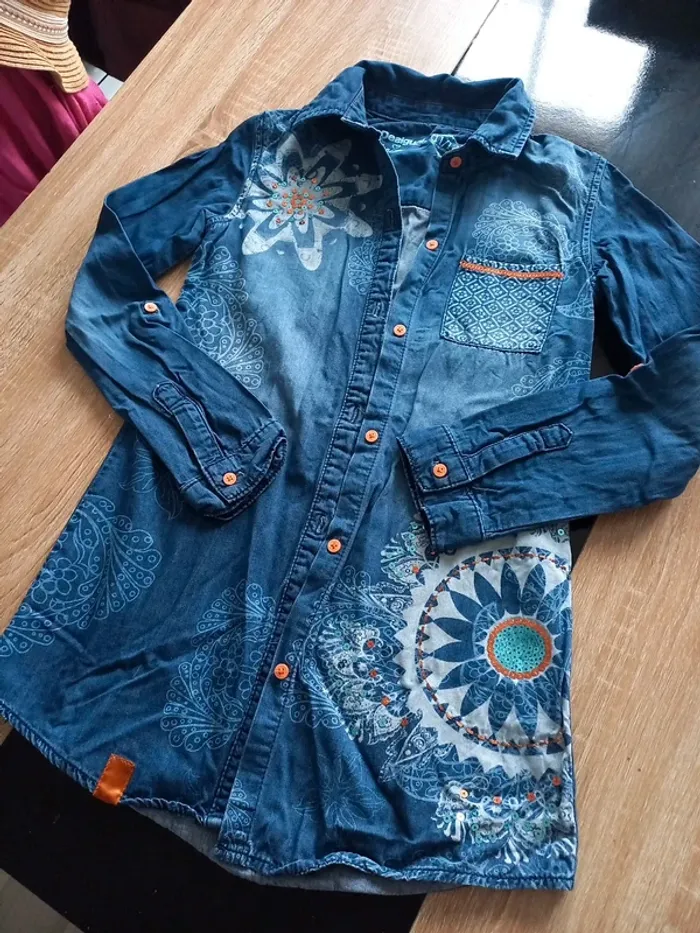 Chemise en jeans Desigual 11 ans - photo numéro 2
