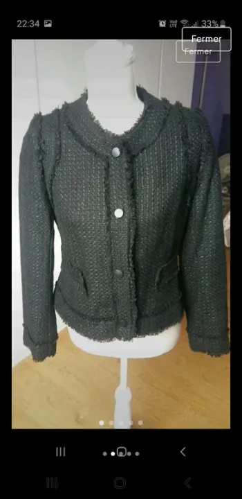 Très jolie veste noire