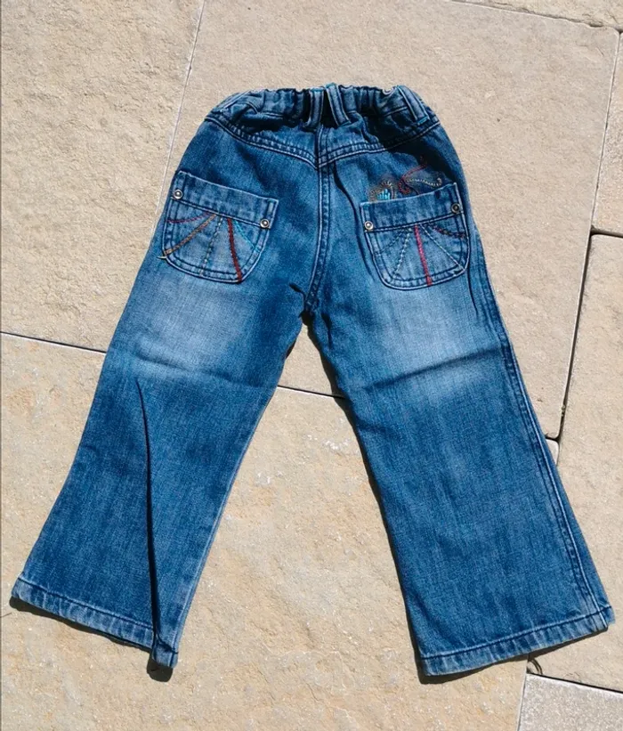 Jeans fleuri kid kanaï 3 ans - photo numéro 4