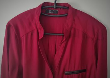 T. 38 (M) - Jolie blouse bordeaux