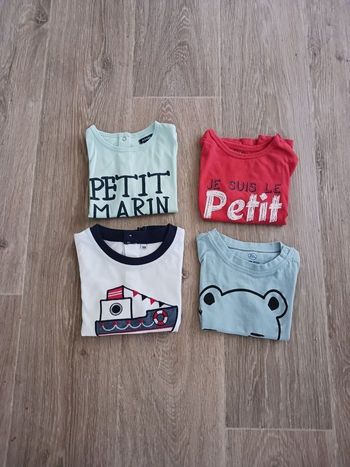 4 tee shirts