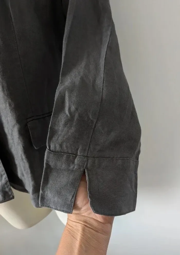 Veste chemise d'été en lin - Gerard Darel - taille 42 - photo numéro 3