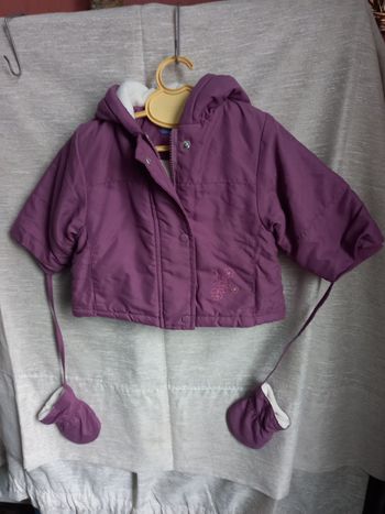 manteau capuche mouffles