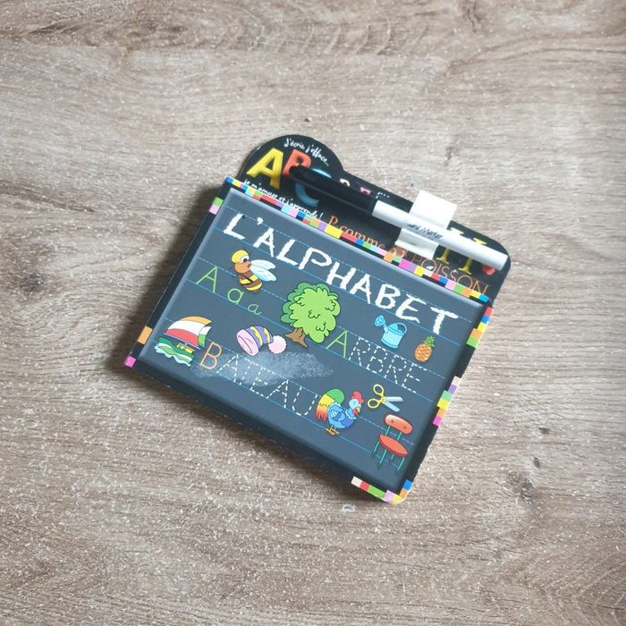⭐ Carnet avec alphabet écrire effaçable #emyfleury_livres