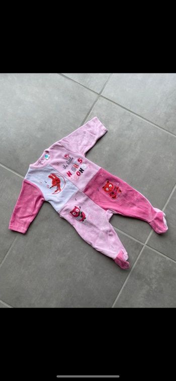 Pyjama velours Tex Taille 6 mois