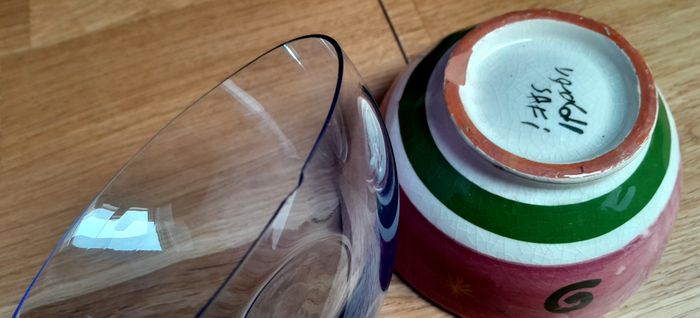 deux bols bon état avec défauts dont un marocain - photo numéro 4