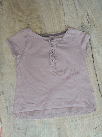 Tee shirt manche courte fille 2 ans