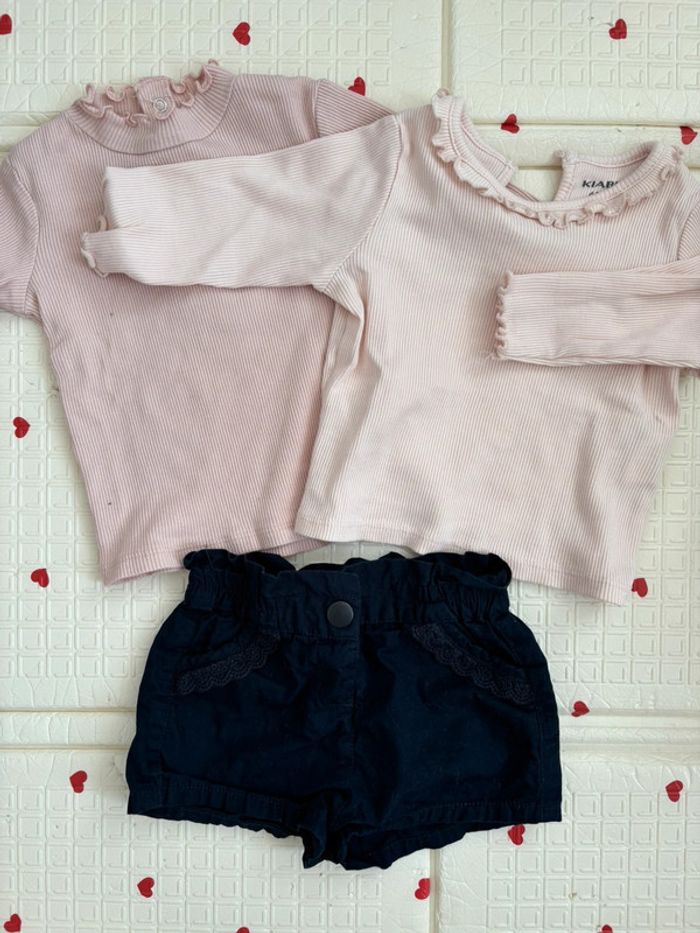 Ensemble short haut kiabi