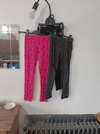 Lot leggings 8 ans fille