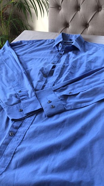 Chemise bleue gil d’auray
