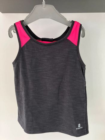 Débardeur de sport Décathlon 4 ans