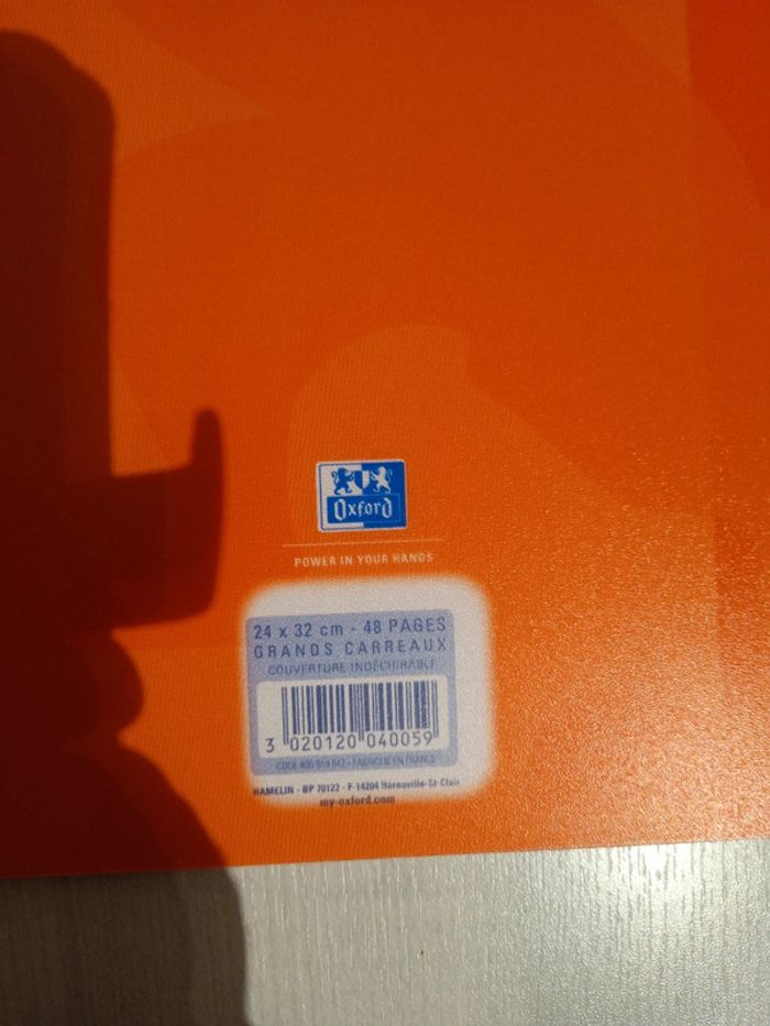 Cahier Oxford open flex 24 x 32 cm 48 pages grands carreaux - photo numéro 3