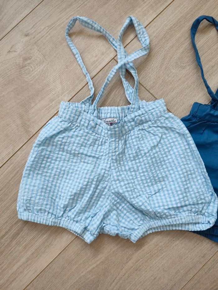 Lot 2 salopette/bloomer 24 mois - photo numéro 3